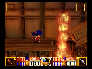 Goemon's Great Adventure (USA) In game screenshot